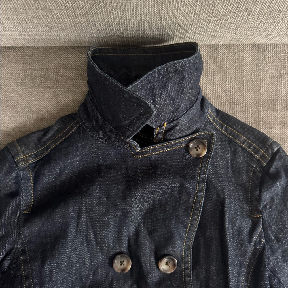 Vintage Ann Taylor Denim Double Breasted Jacket - Size XS - Picture 6 of 6